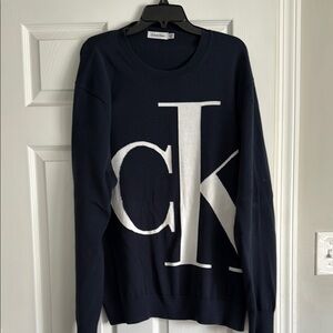 Calvin Klein Men's Navy Sweater